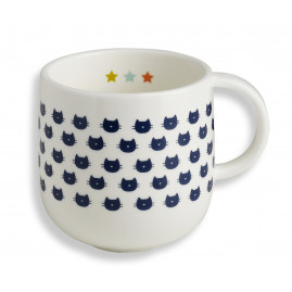 Kubek porcelanowy w kotki